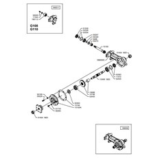 COUNTER-ROTATING TILLER GEARBOX (from sn 226751 from 1996) spare parts
