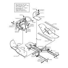 FRONT FRAME (from sn 684416 to sn 710317 from 2019 to 2021) spare parts