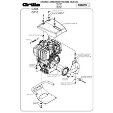 ENGINE LOMBARDINI 15LD350-15LD440 (from sn 612187 to sn 631672 from 2016 to 2017) spare parts