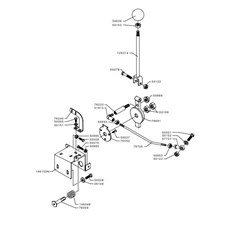 DRIVE LEVER (front brake version) (from sn 264001 from 2001) spare parts