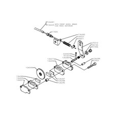 BRAKE UNIT (from sn 363301 to sn 385500 from 2006 to 2007) spare parts