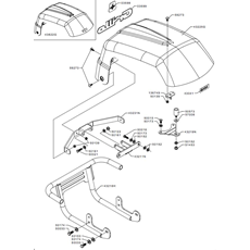 3LD450 LOMBARDINI ENGINE COWLING(from s/n 200251 from 1991) spare parts