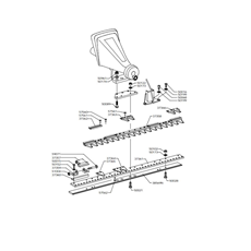 CLAP CENTRAL CUTTER BAR 97 cm(from s/n 168897 from 1990) spare parts