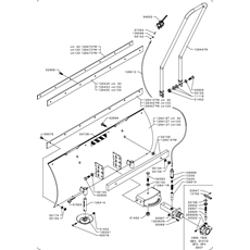 FRONT SCRAPER - SWINGING(from s/n 228001 from 1996) spare parts