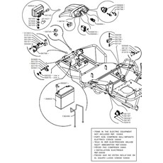 ELECTRIC EQUIPMENT (from sn 573928 to sn 584680 from 2013 to 2014) spare parts