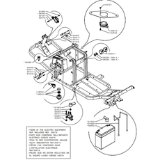 ELECTRIC EQUIPMENT (from sn 303001 to sn 303747 from 2003 to 2005) spare parts