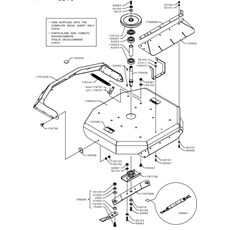 78 CM CUTTING DECK (from sn 549472 to sn 571503 from 2011 to 2013) spare parts