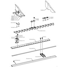 MIDDLE FINGER CENTRAL CUTTER BAR 110CM- FROM YEAR 2015 (from 2015) spare parts
