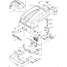 ENGINE HOOD MD150 E-START & LIGHTS(from s/n 200251 from 1991) spare parts