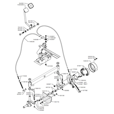 FRONT WHEEL BRAKE(from s/n 571989 to s/n 588523 from 2013 to 2014) spare parts