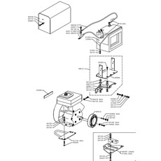LGA280-EH25D ELECTRIC STARTER (from sn 226751 from 1996) spare parts