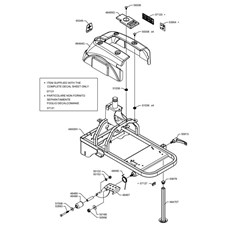 COVERS AND PARKING BRAKE (from sn 645595 to sn 658001 from 2017 to 2018) spare parts