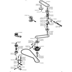 TRANSMISSION BELTS AND CLUTCH (from sn 602179 to sn 609402 from 2016 to 2016) spare parts