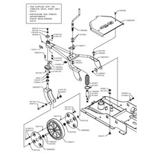 FRONT WHEEL PARALLELOGRAM (from sn 656193 from 2018) spare parts