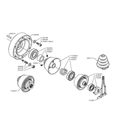 ACTIVE CLUTCH HONDA GX270 - 390(from sn 544323 from 2011) spare parts