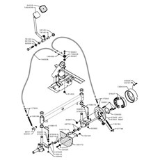 FRONT WHEEL BRAKE (from sn 522168 to sn 588523 from 2009 to 2014) spare parts