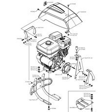 ENGINE - ROBIN SUBARU EX27 WITH COVER (from sn 525153 from 2010) spare parts