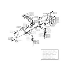 PEDALS UNIT (from sn 363301 to sn 385500 from 2006 to 2007) spare parts