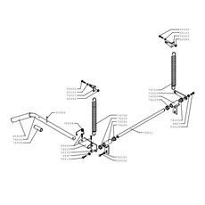 CUTTING DECK LIFT (from sn 264001 to sn 385500 from 2000 to 2007) spare parts