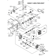 68 cm ALL PURPOSE FLAIL TRANSMISSION UNIT(from s/n 102801 from 1984) spare parts