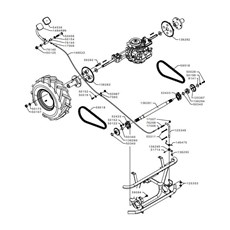 DIFFERENTIAL LOCK (from sn 372701 to sn 505449 from 2007 to 2008) spare parts