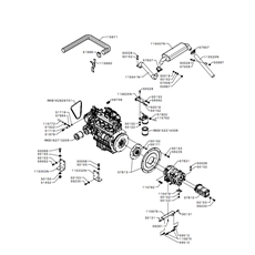 KUBOTA V1505 ENGINE(from s/n 309351 from 2005) spare parts