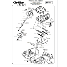 STEERING UNIT AND SEAT (from sn 681209 to sn 732375 from 2019 to 2023) spare parts