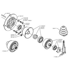 ACTIVE CLUTCH FOR GR200-GX200-KOHLER 3000 (from sn 546190 from 2011) spare parts