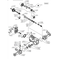 GEAR BOX(from s/n 536678 from 2010) spare parts