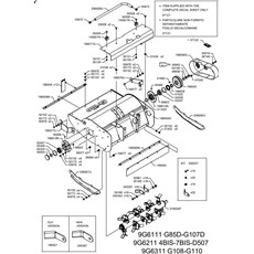 68 CM ALL PURPOSE FLAIL (from sn 226751 from 1996) spare parts