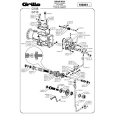 GEAR BOX (from sn 692503 from 2020) spare parts