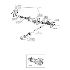 TILLER GEARBOX (from sn 305500 to sn 680264 from 2005 to 2019) spare parts