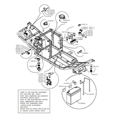 ELECTRIC EQUIPMENT (from sn 521515 to sn 544263 from 2009 to 2011) spare parts