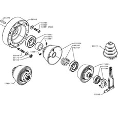 ACTIVE CLUTCH HONDA GX270 - 390 (from sn 544887 from 2011) spare parts