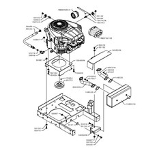 ENGINE B&S 7220 (from sn 363301 to sn 595006 from 2006 to 2015) spare parts