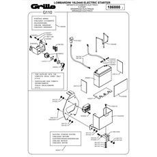 LOMBARDINI 15LD440 ELECTRIC STARTER (from sn 680185 from 2019) spare parts
