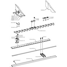 MIDDLE FINGER CENTRAL CUTTER BAR 110CM - FROM YEAR 2015 (from 2015) spare parts