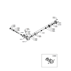 DOUBLE ROTATION TILLER GEARBOX(from s/n 692483 from 2020) spare parts