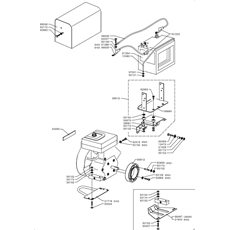 LGA280-EH25D ELECTRIC STARTER(from s/n 228001 to s/n 525152 from 1996 to 2010) spare parts