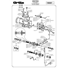 GEAR BOX (from sn 633675 to sn 656076 from 2017 to 2018) spare parts