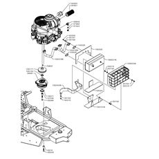 KAWASAKI ENGINE FX600V(from s/n 536089 from 2010) spare parts