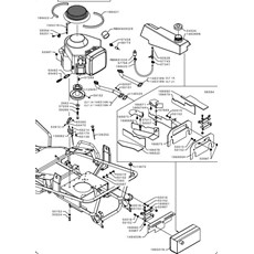 ENGINE - VANGUARD 16-21 HP (from sn 372701 to sn 546050 from 2007 to 2011) spare parts