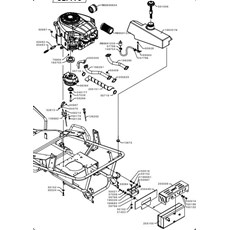 ENGINE B&S 7180 CLUTCH AND THROTTLE (from sn 685873 to sn 703860 from 2019 to 2021) spare parts