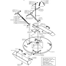 CUTTER DECK ARMS (from sn 590643 to sn 602178 from 2015 to 2016) spare parts