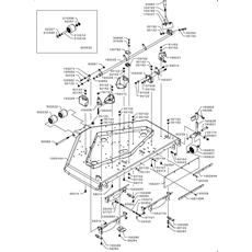 132 cm CUTTING DECK(from s/n 670149 to s/n 677404 from 2018 to 2018) spare parts