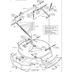 CUTTING DECK_FRAME & ARMS(from s/n 611153 from 2016) spare parts