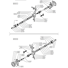 FRONT WHEEL AXLE(from s/n 536678 from 2010) spare parts