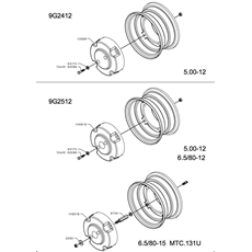 WHEEL - WEIGHTS(from s/n 200251 from 1991) spare parts