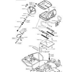 STEERING UNIT & SEAT(from s/n 578663 to s/n 583834 from 2014 to 2014) spare parts