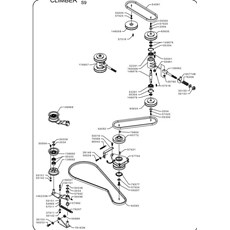 TRANSMISSION - BELTS AND CLUTCH (from sn 560692 to sn 573997 from 2012 to 2013) spare parts